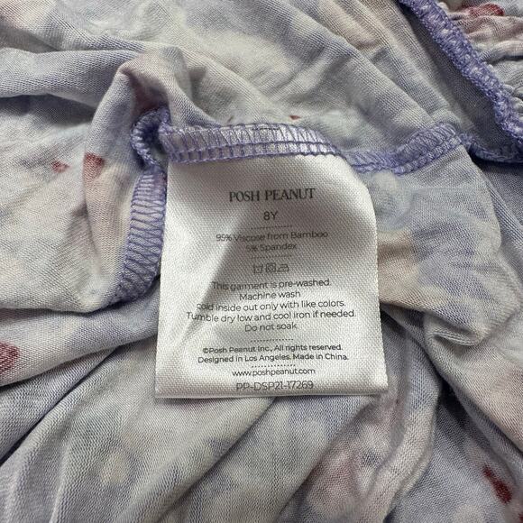 Posh Peanut Samantha Basic Ruffled Capsleeve Hi Low Dress - Picture 6 of 6